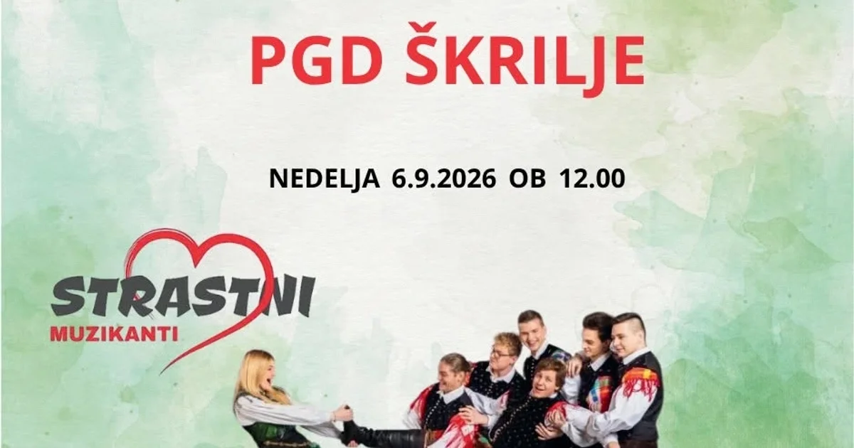 Gasilska veselica v Škriljah