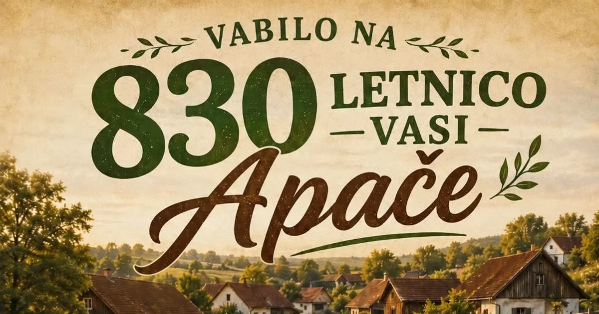 Proslava 830 let vasi Apače